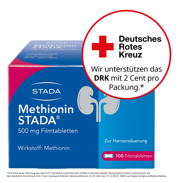 Abbildung für METHIONIN STADA 500 mg Filmtabletten