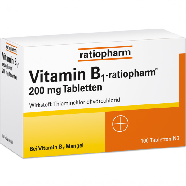 Abbildung für VITAMIN B1-RATIOPHARM 200 mg Tabletten
