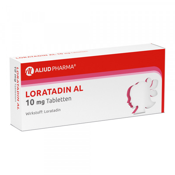 Abbildung für Loratadin AL 10 mg Tabletten bei Heuschnupfen