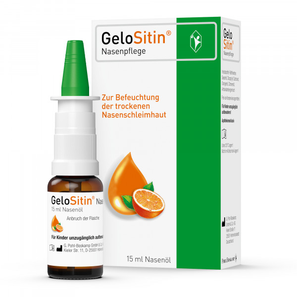 Abbildung für GeloSitin Nasenpflege mit Sesamöl bei trockener Nasenschleimhaut