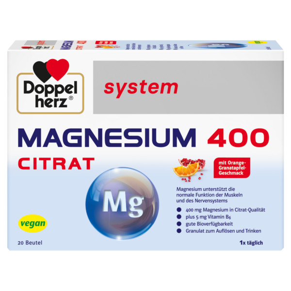 Abbildung für DOPPELHERZ Magnesium 400 Citrat system Granulat