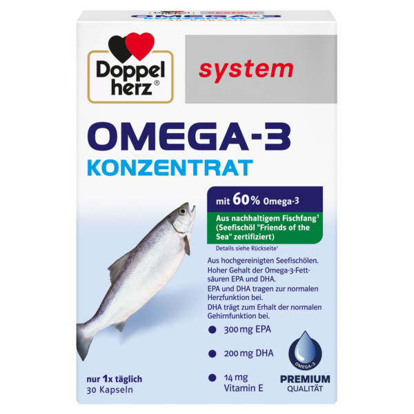 Abbildung für DOPPELHERZ Omega-3 Konzentrat system Kapseln