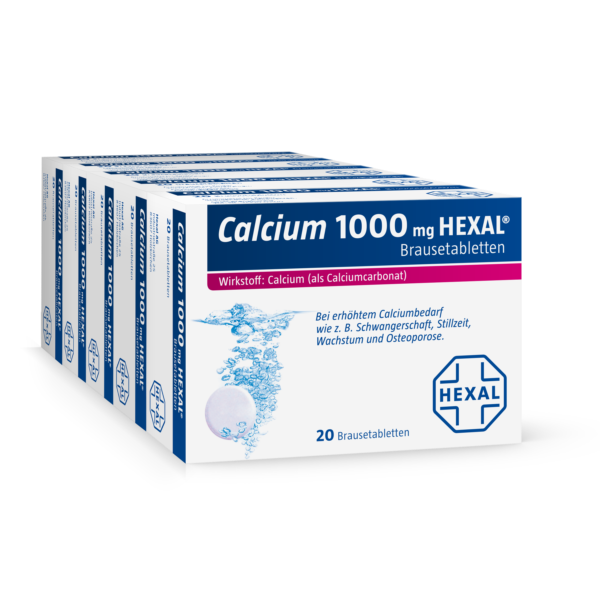 Abbildung für CALCIUM 1000 HEXAL Brausetabletten