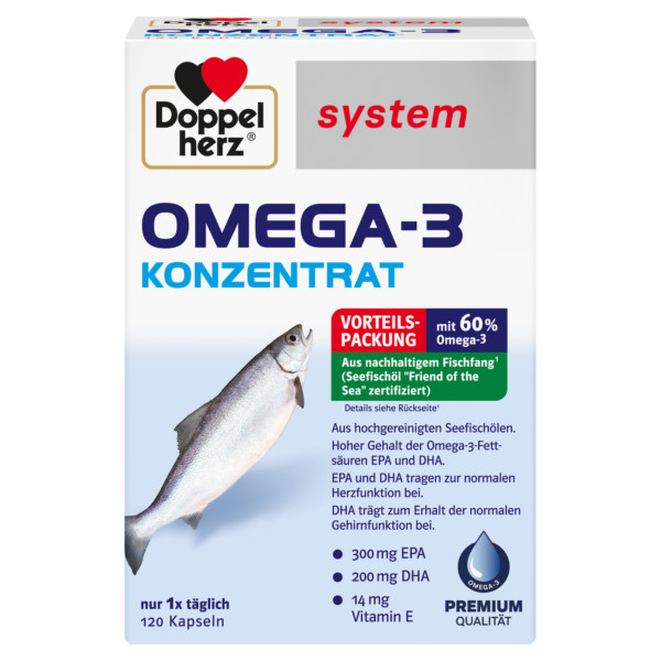Abbildung für DOPPELHERZ Omega-3 Konzentrat system Kapseln