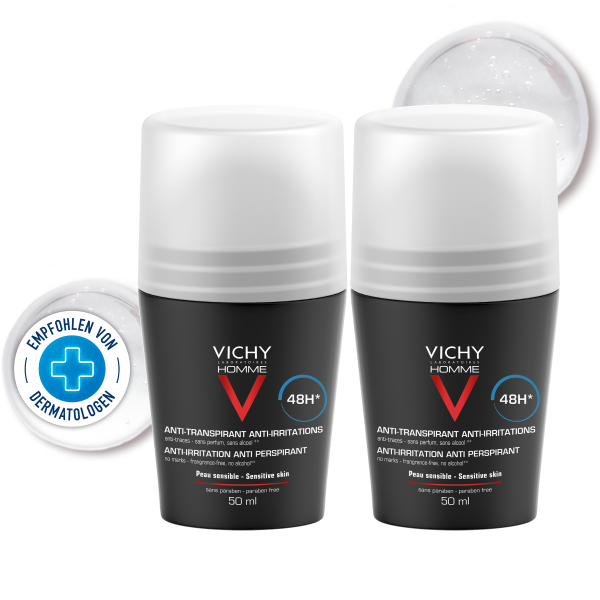 Abbildung für VICHY HOMME Deo Roll-on für sensible Haut 48h DP