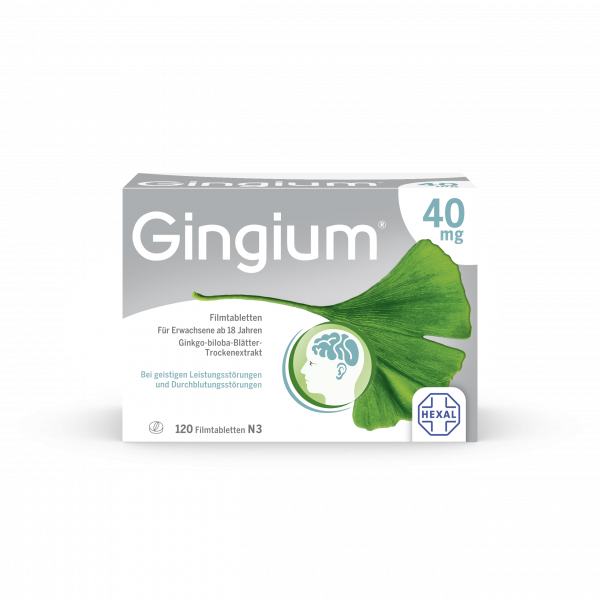 Abbildung für GINGIUM 40 mg Filmtabletten