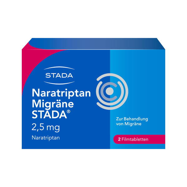 Abbildung für NARATRIPTAN Migräne STADA 2,5 mg Filmtabletten