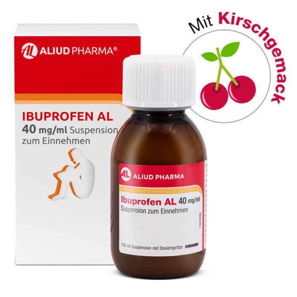 Abbildung für Ibuprofen AL 40 mg/ml Suspension bei Fieber und Schmerzen