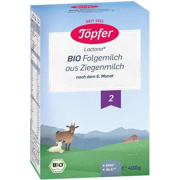 Abbildung für TÖPFER Bio Folgemilch auf Ziegenmilchbasis 2