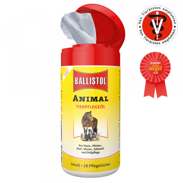 Abbildung für BALLISTOL animal Pflegetücher Spenderbox ve. für Tiere