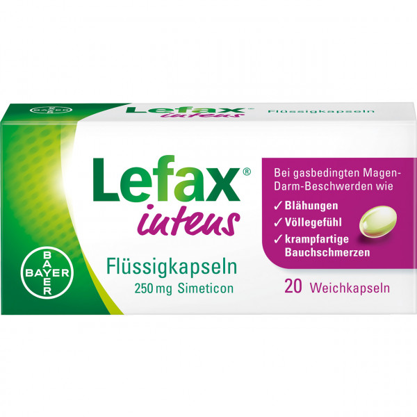 Abbildung für LEFAX intens Flüssigkapseln 250 mg Simeticon