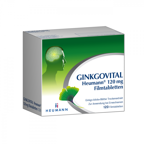 Abbildung für GINKGOVITAL Heumann 120 mg Filmtabletten