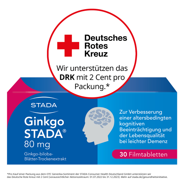 Abbildung für GINKGO STADA 80 mg Filmtabletten