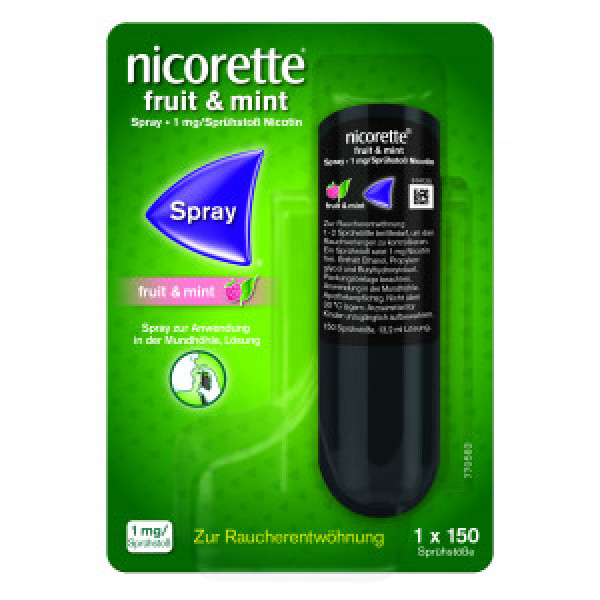 Abbildung für NICORETTE Fruit & Mint Spray 1 mg/Sprühstoß