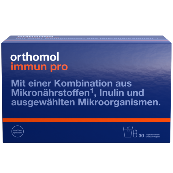 Abbildung für ORTHOMOL Immun pro 30 Tagesportionen Granulat & Kapseln Kombipackung