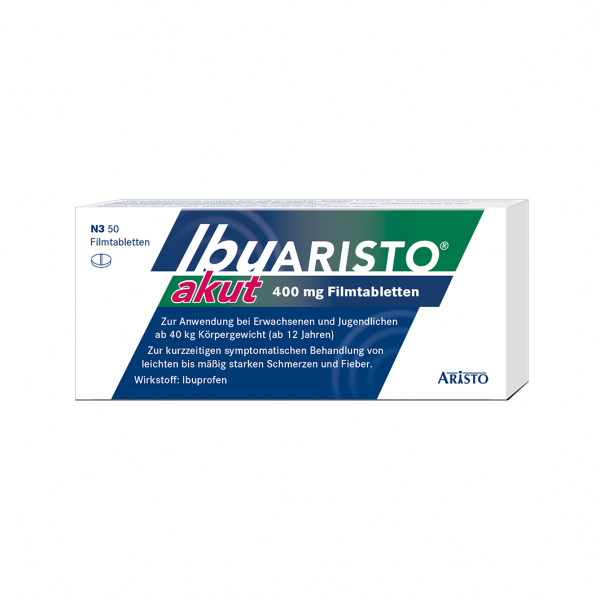 Abbildung für IBUARISTO akut 400 mg Filmtabletten