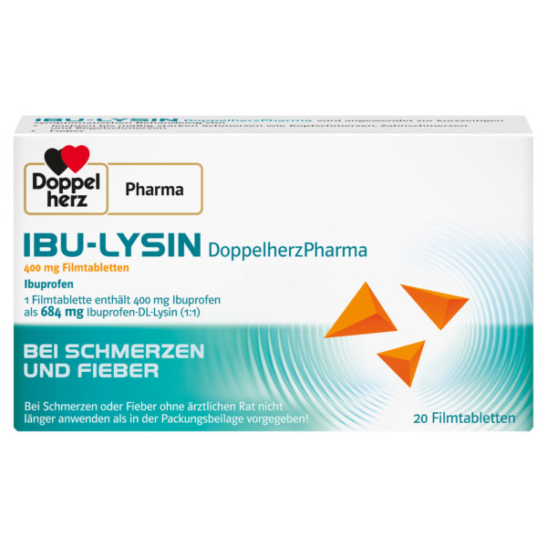 Abbildung für IBU-LYSIN DoppelherzPharma 400 mg Filmtabletten