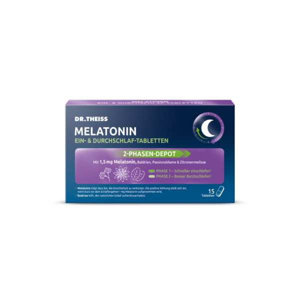 Abbildung für DR.THEISS Melatonin Ein- & Durchschlaf-Tabletten