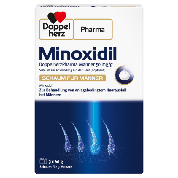 Abbildung für MINOXIDIL DoppelherzPharma Männer 50 mg/g Schaum