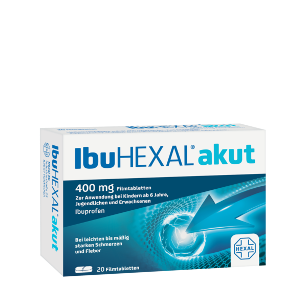 Abbildung für IBUHEXAL akut Ibuprofen 400 mg Filmtabletten