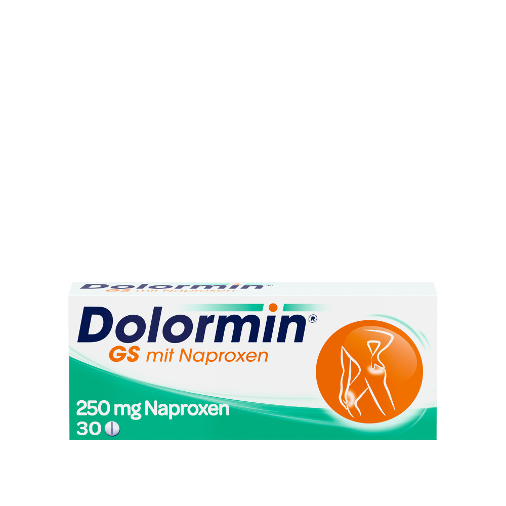 Abbildung für DOLORMIN GS mit Naproxen Tabletten