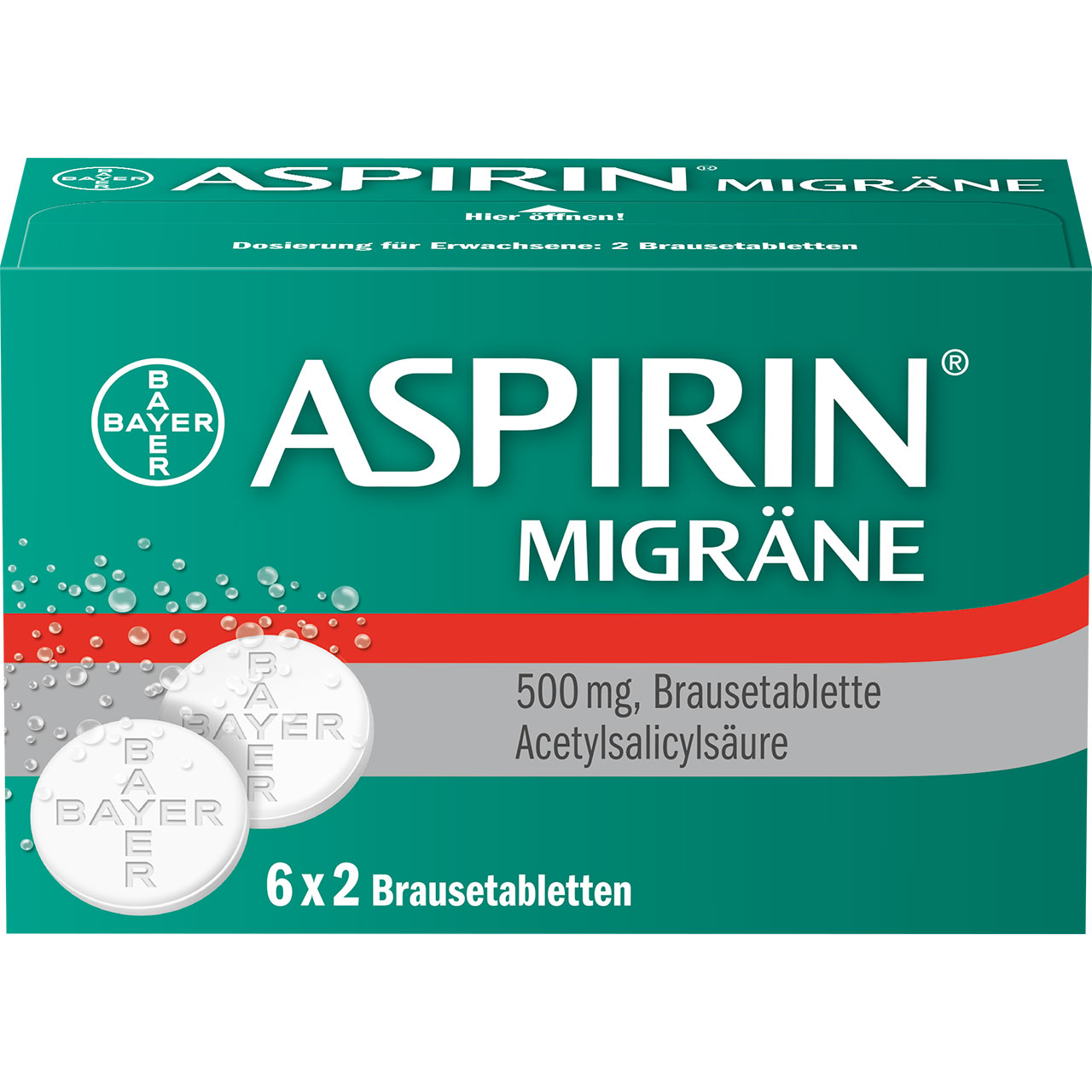 Abbildung für ASPIRIN MIGRÄNE Brausetabletten