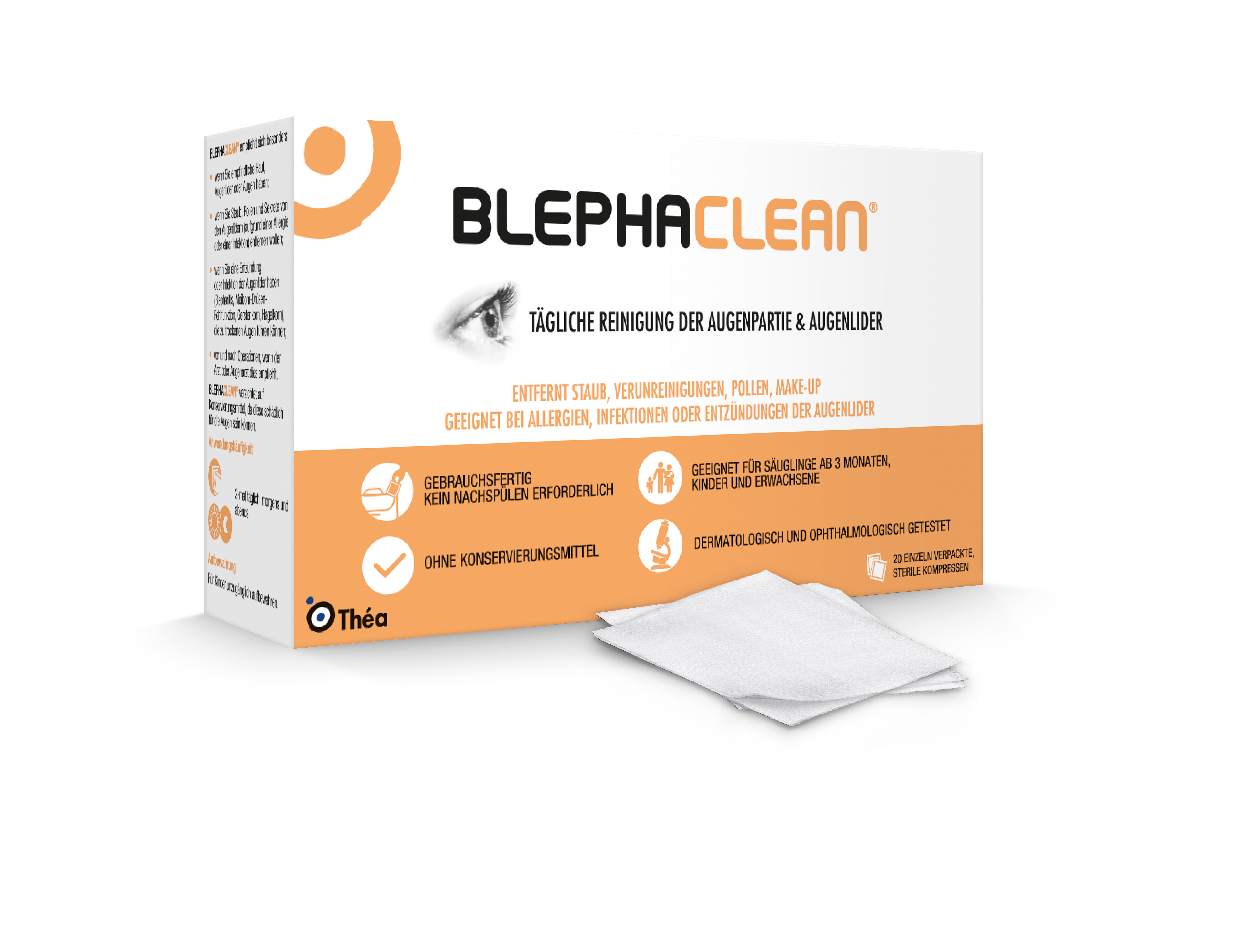 Abbildung für BLEPHACLEAN Kompressen sterile