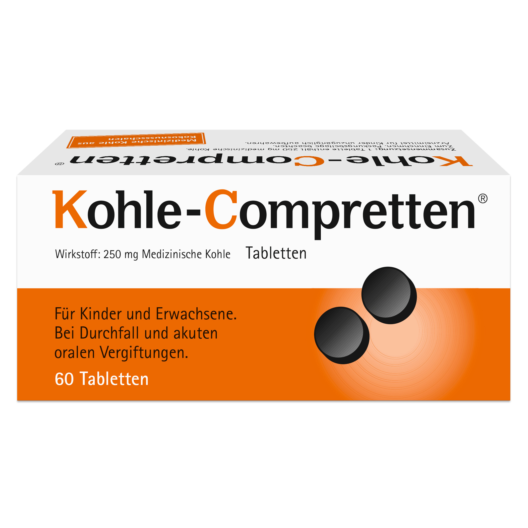 Abbildung für KOHLE Compretten Tabletten