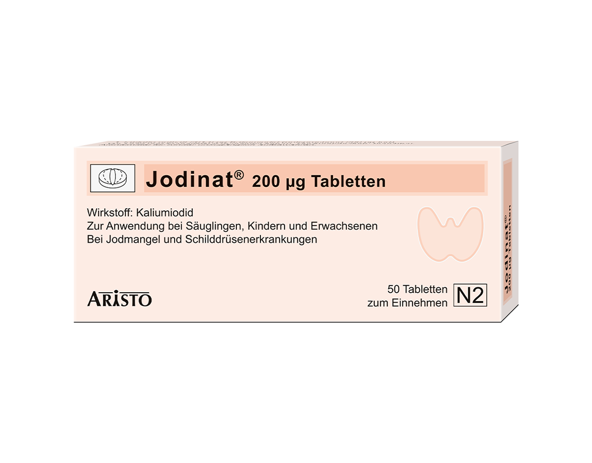 Abbildung für JODINAT 200 μg Tabletten
