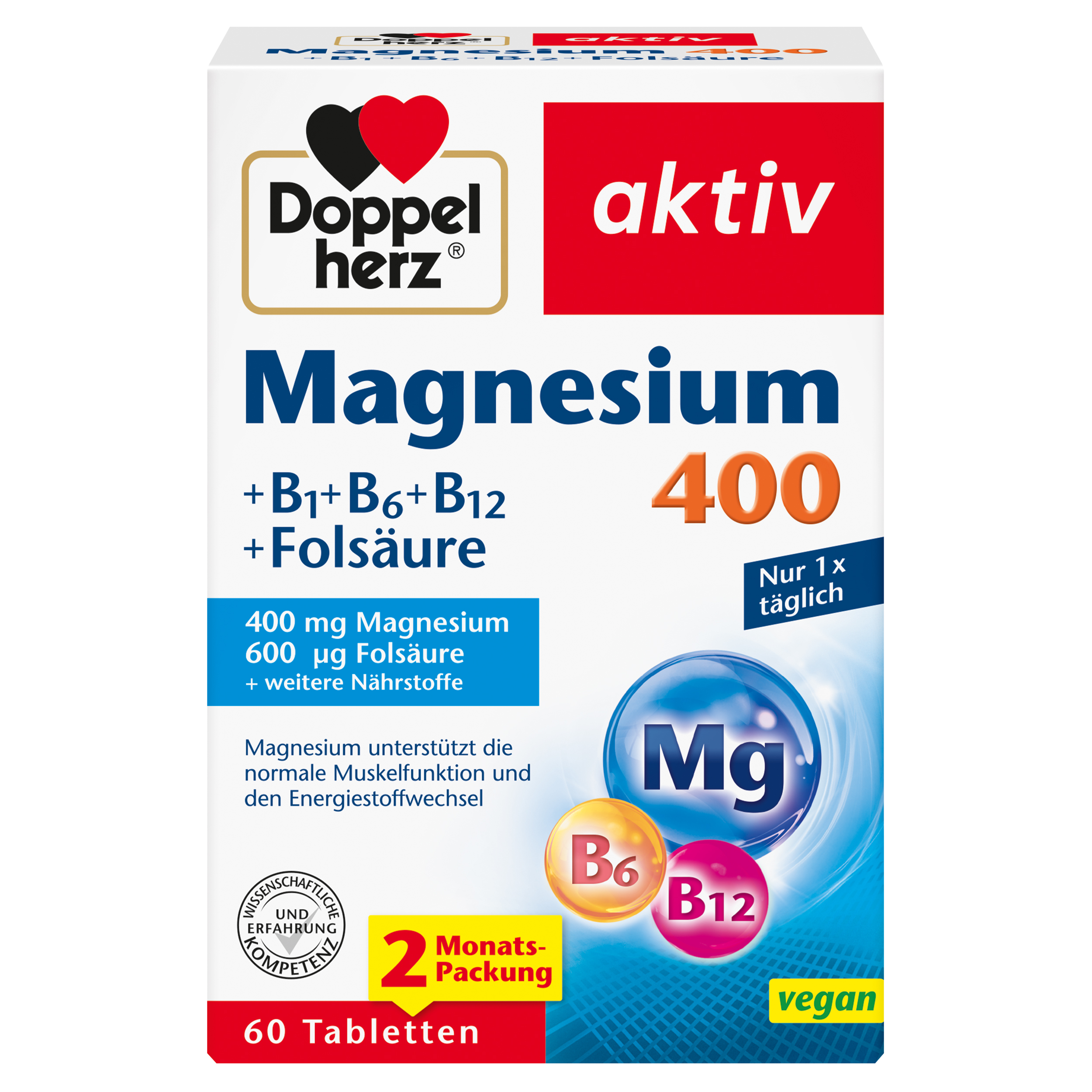 Abbildung für DOPPELHERZ Magnesium 400 mg Tabletten