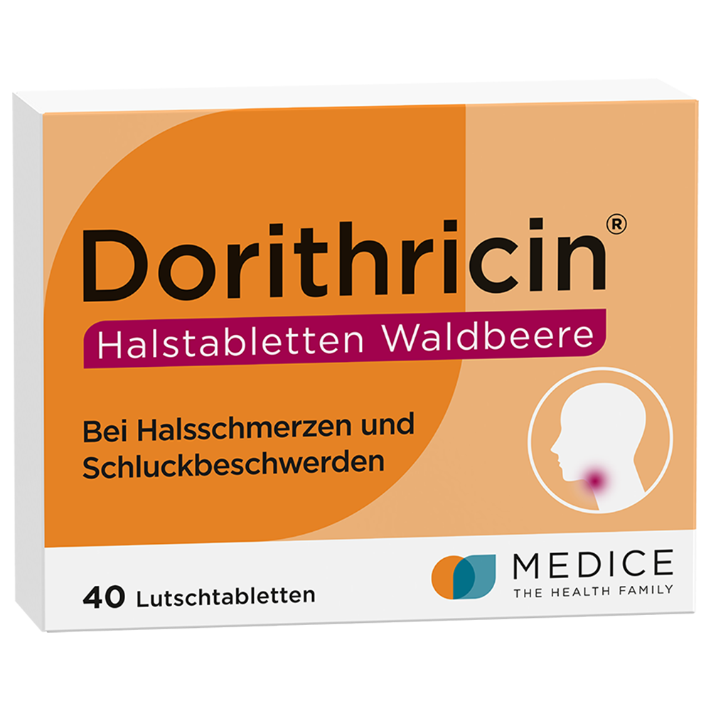 Abbildung für DORITHRICIN Halstabletten Waldbeere