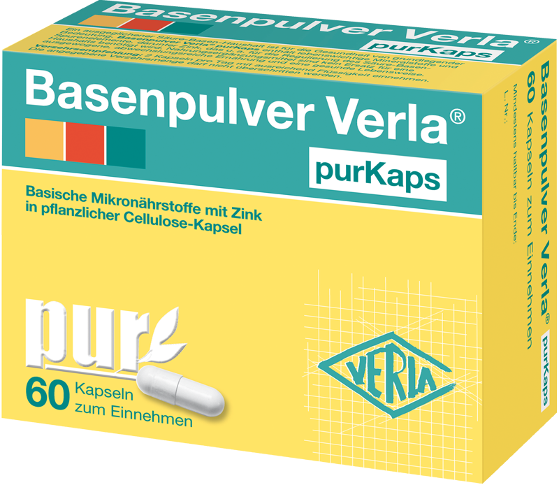 Abbildung für Basenpulver Verla® purKaps