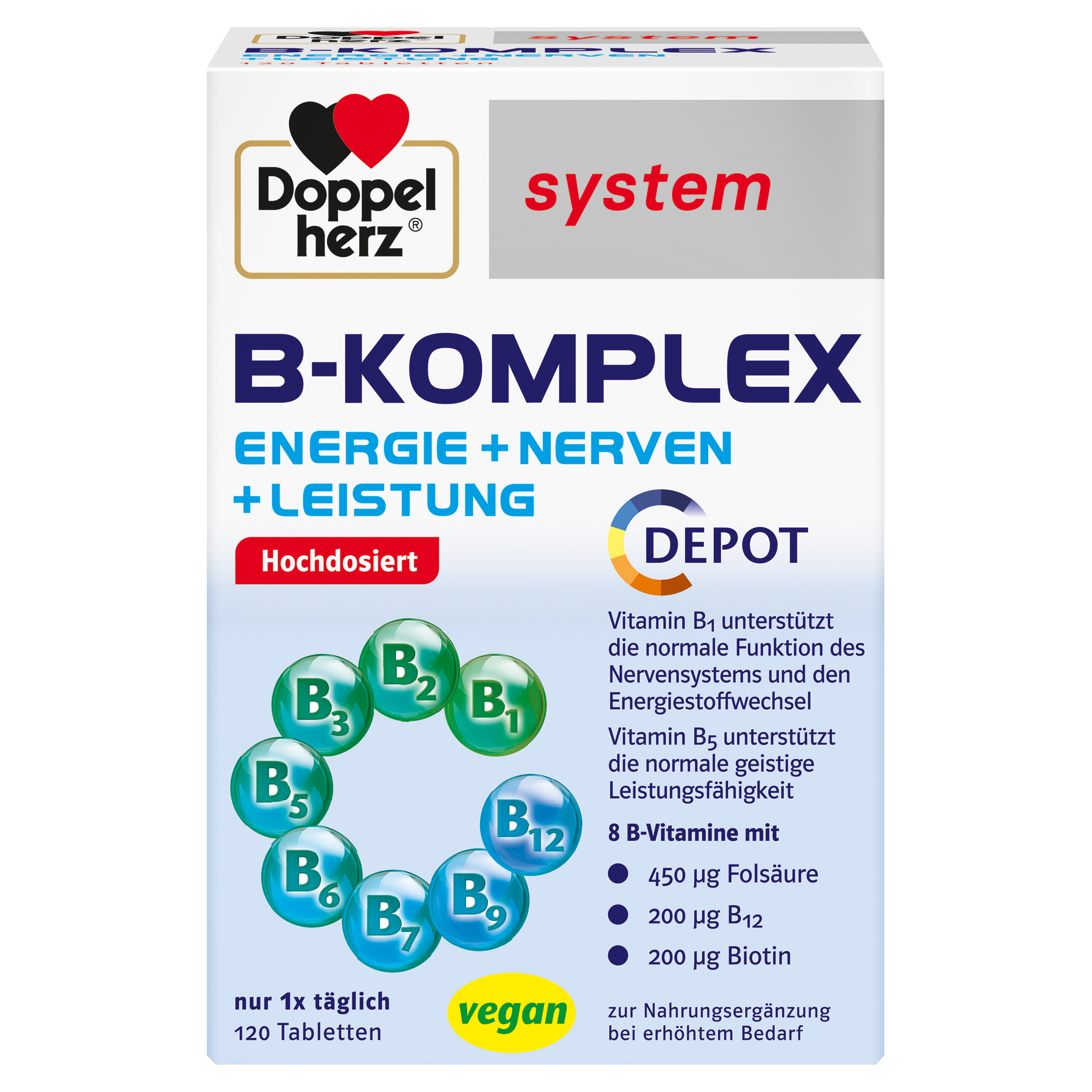 Abbildung für DOPPELHERZ B-Komplex system Tabletten