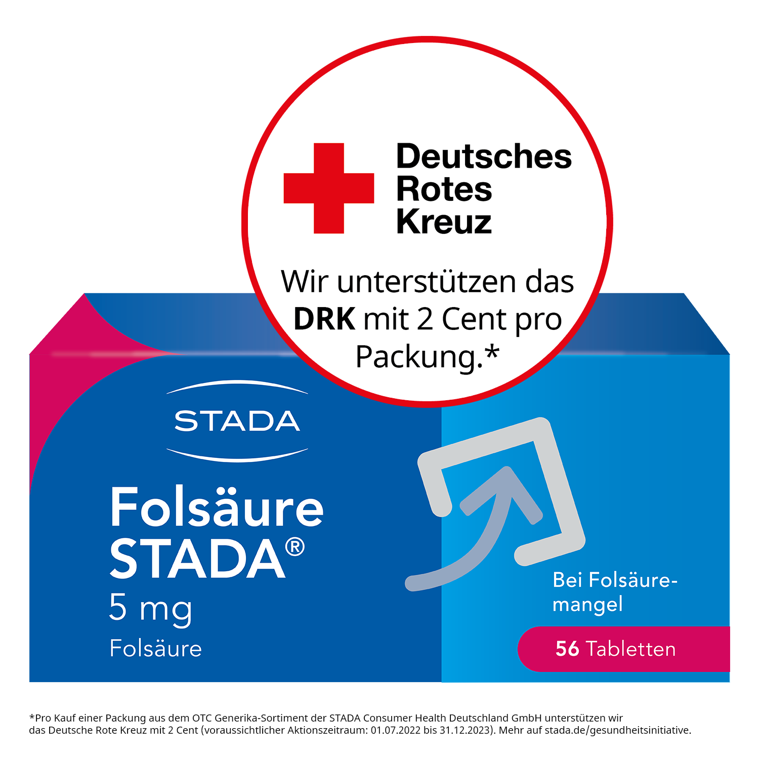 Abbildung für FOLSÄURE STADA 5 mg Tabletten