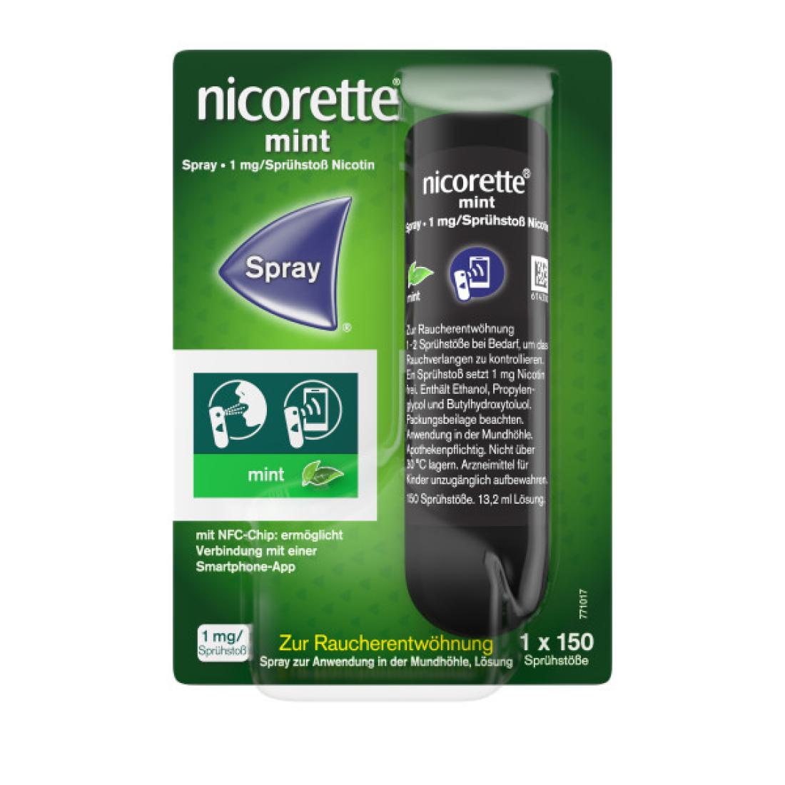 Abbildung für NICORETTE Mint Spray 1 mg/Sprühstoß NFC