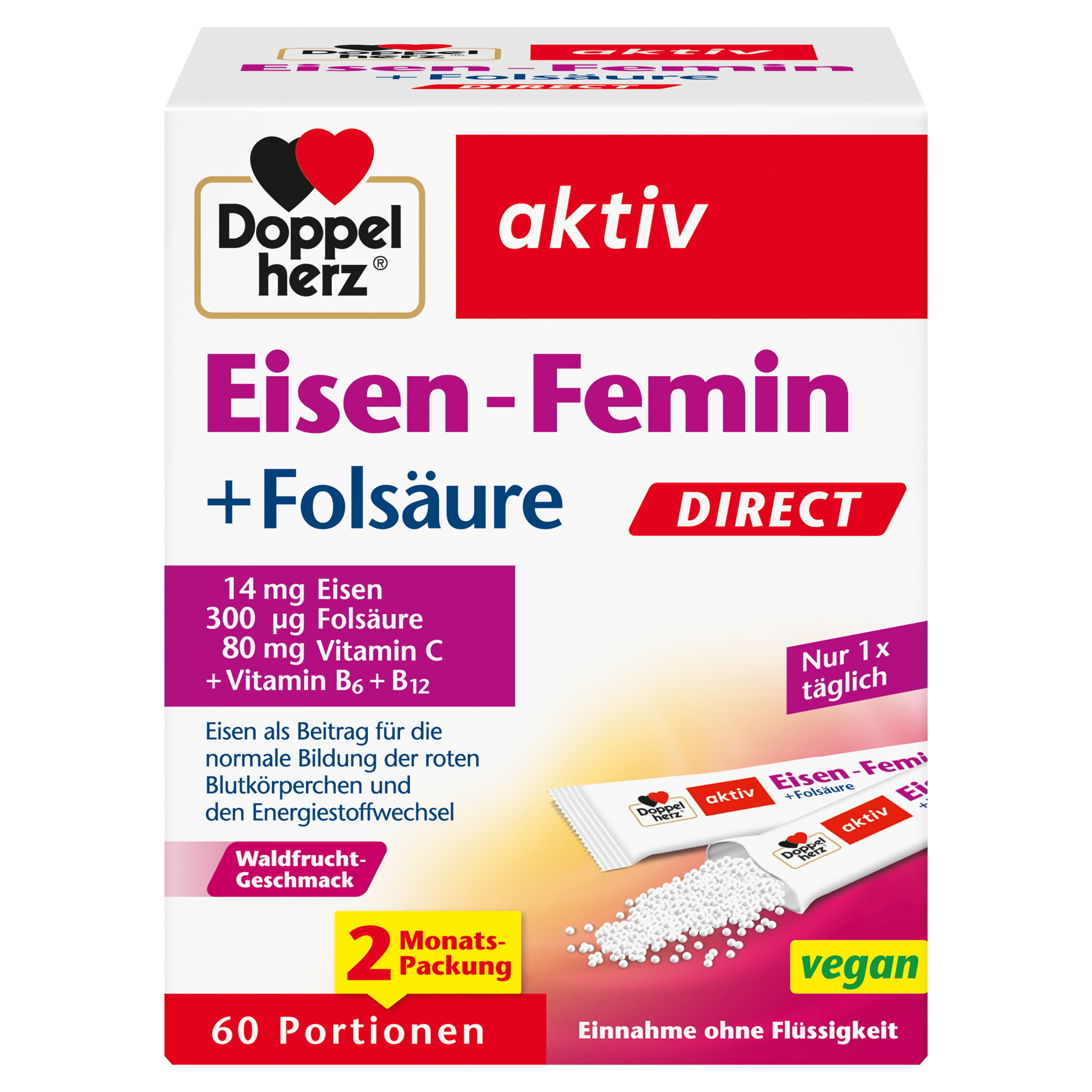 Abbildung für DOPPELHERZ Eisen-Femin DIRECT Pellets